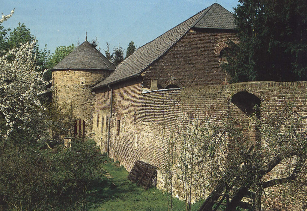 Mauern von Haus Unterbach in Düsseldorf-Unterbach