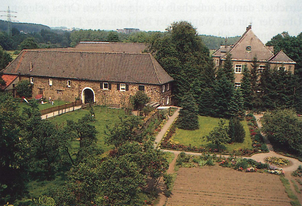 Burg Rocholz in Gevelsberg von oben